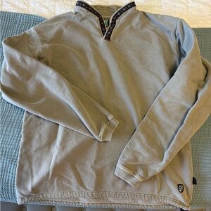 VINTAGE Alf Sweater Adult Medium Kuhl Pullover Aztec Collar 90s Mens